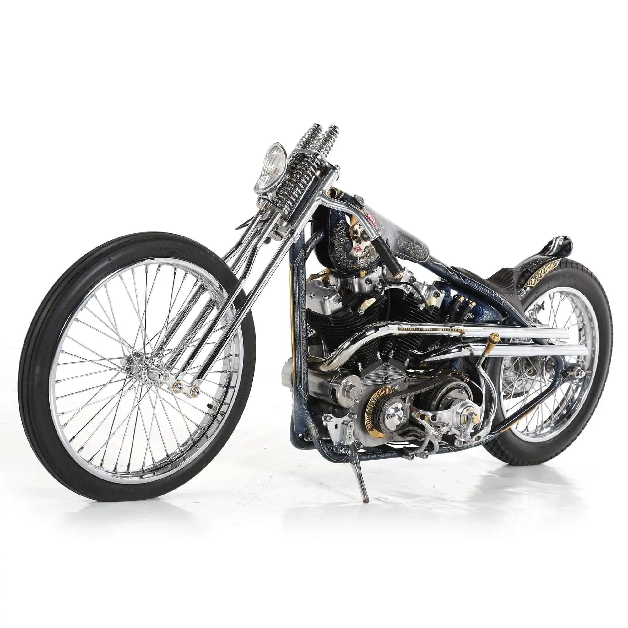 V-Twin Manufacturing Complete 21 Inch Spool Hub Chopper Wheel - 3/4 Inch Bearings - Image 10