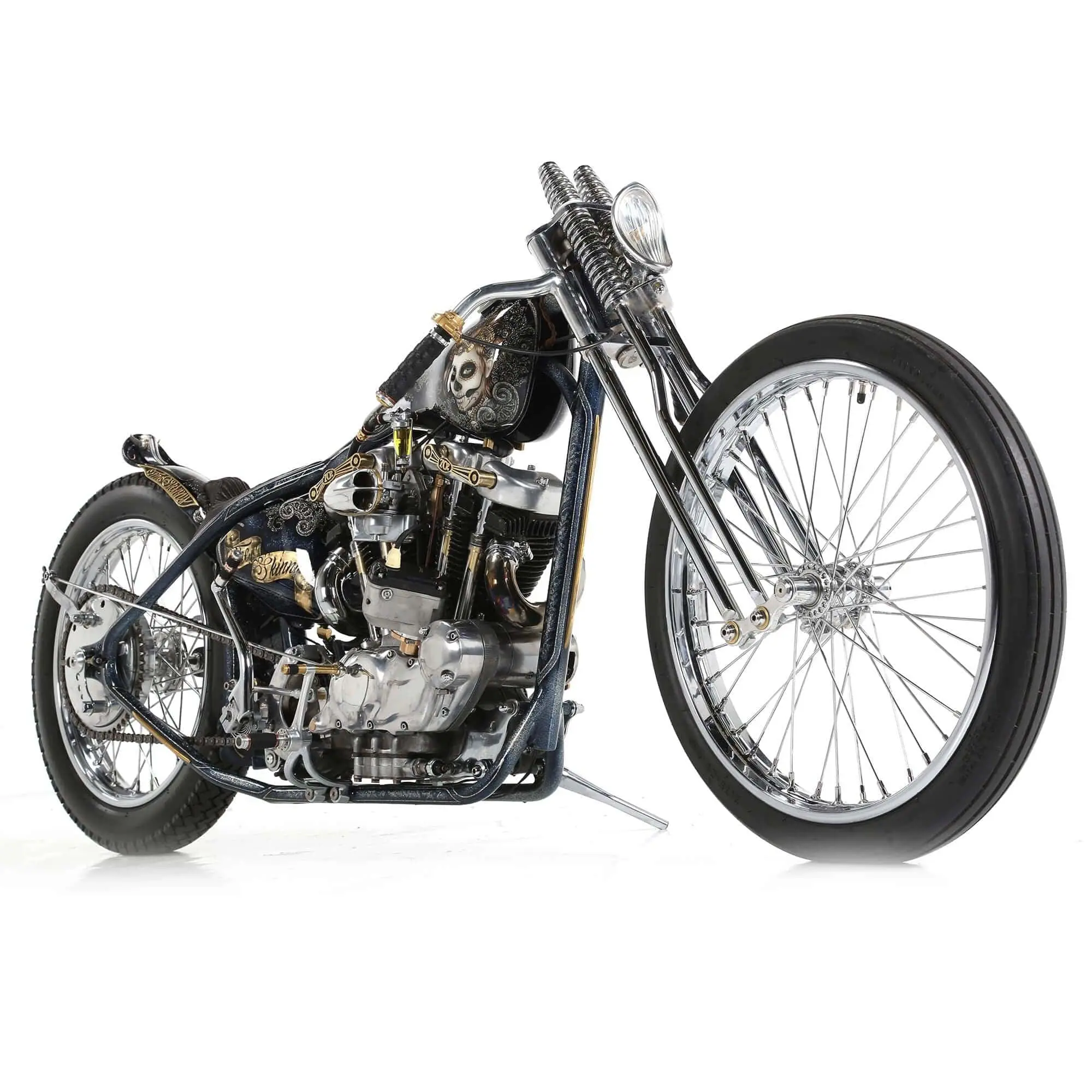 V-Twin Manufacturing Complete 21 Inch Spool Hub Chopper Wheel - 3/4 Inch Bearings - Image 11