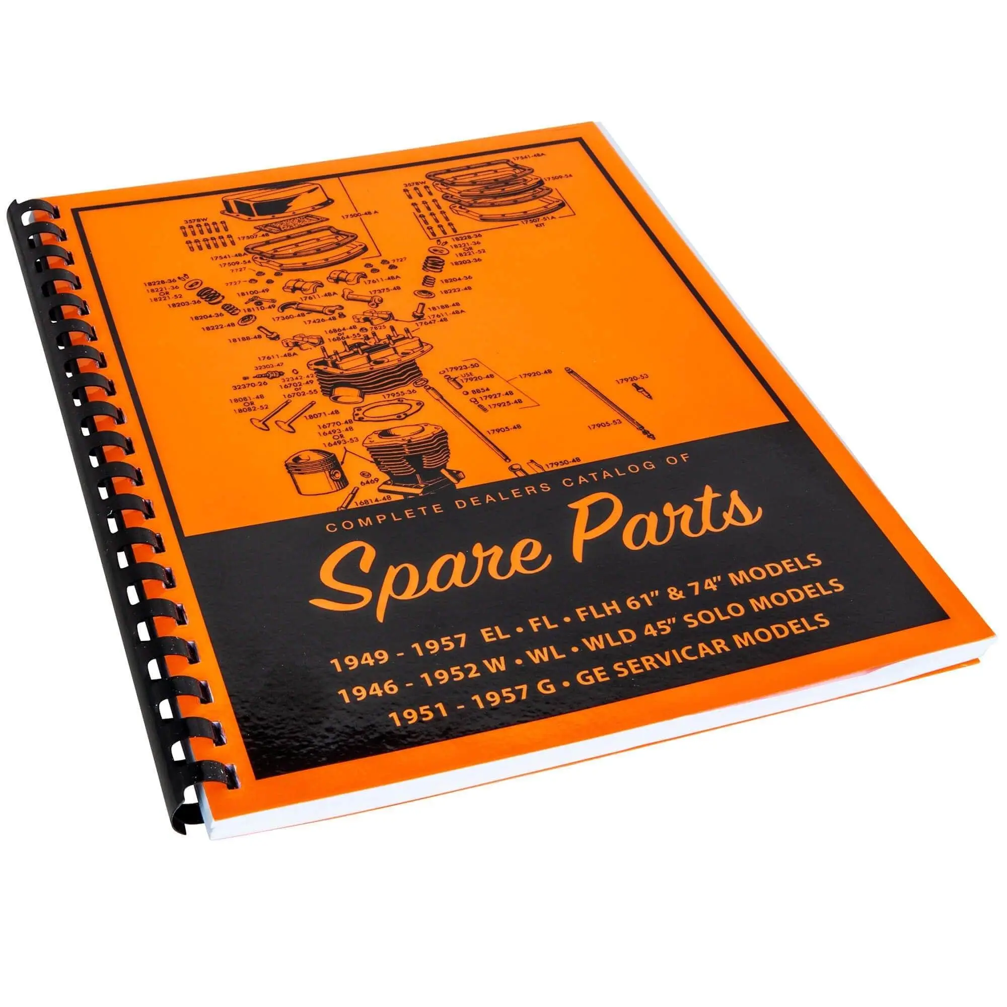 Lowbrow Customs Spare Parts Book For 1949-1957 Harley-Davidson Panhead
