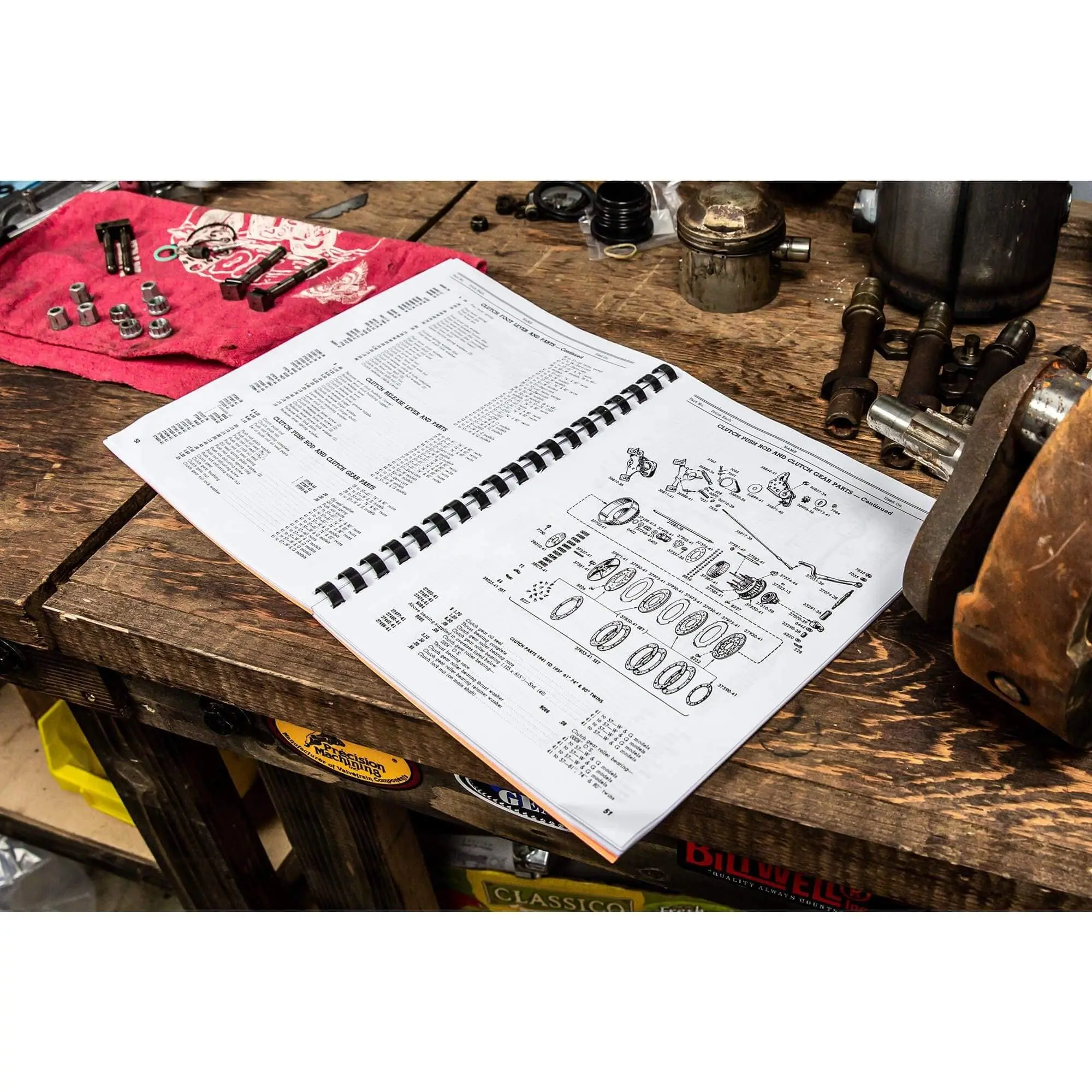 Lowbrow Customs Spare Parts Book For 1949-1957 Harley-Davidson Panhead - Image 4