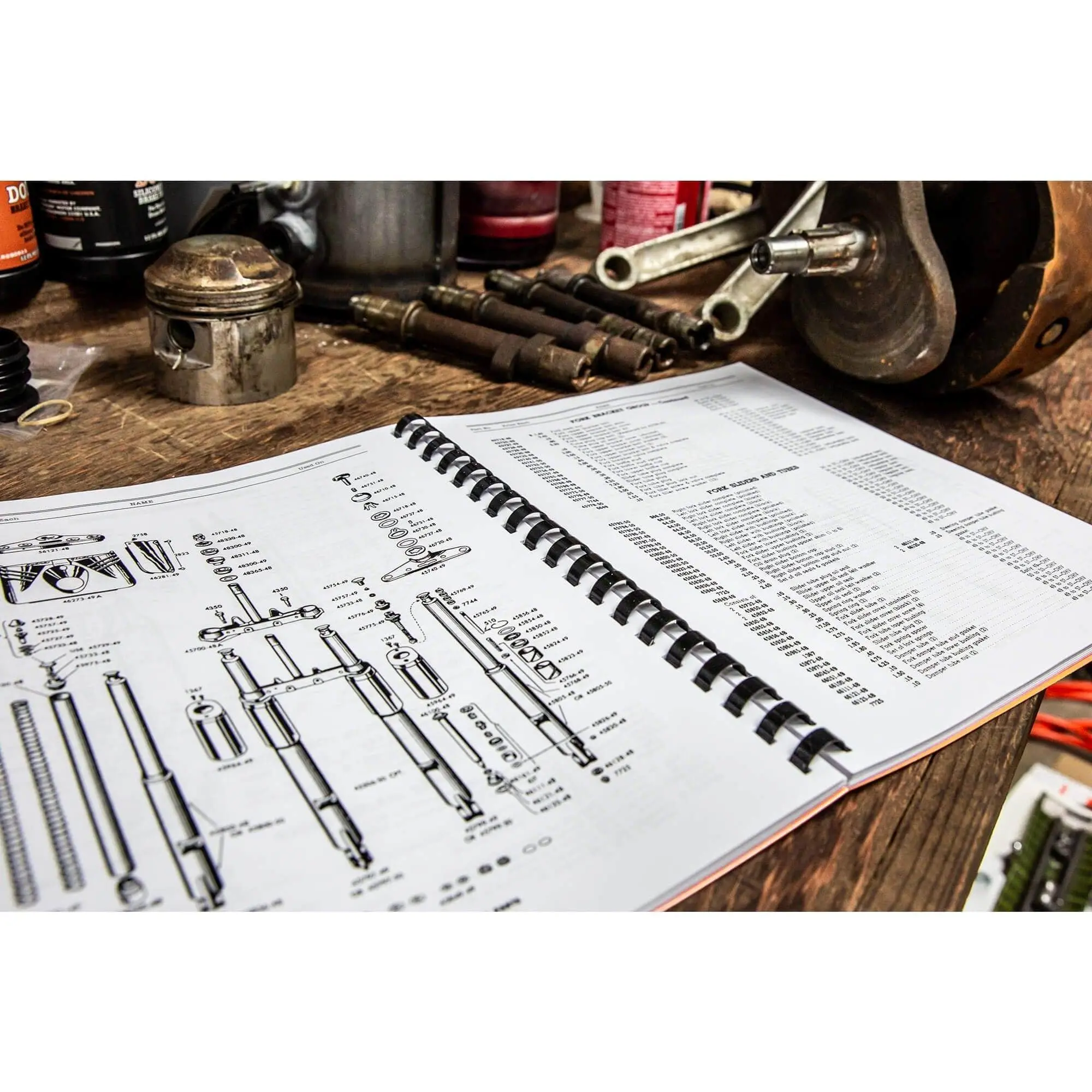 Lowbrow Customs Spare Parts Book For 1949-1957 Harley-Davidson Panhead - Image 5