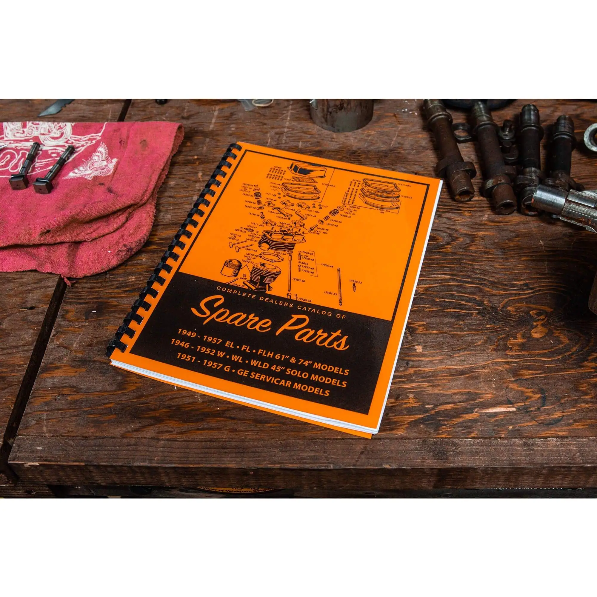 Lowbrow Customs Spare Parts Book For 1949-1957 Harley-Davidson Panhead - Image 6