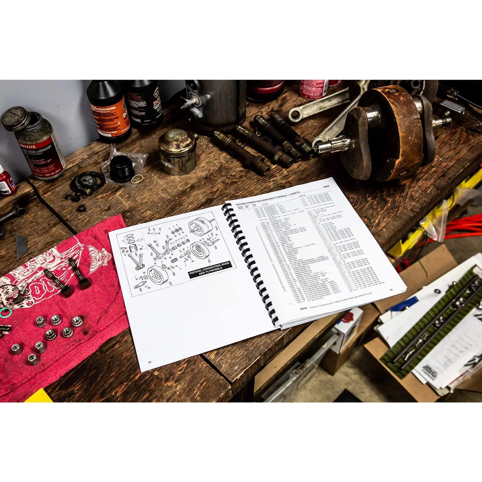 Lowbrow Customs Spare Parts Book For 1971-1980 Harley-Davidson FX - Image 3