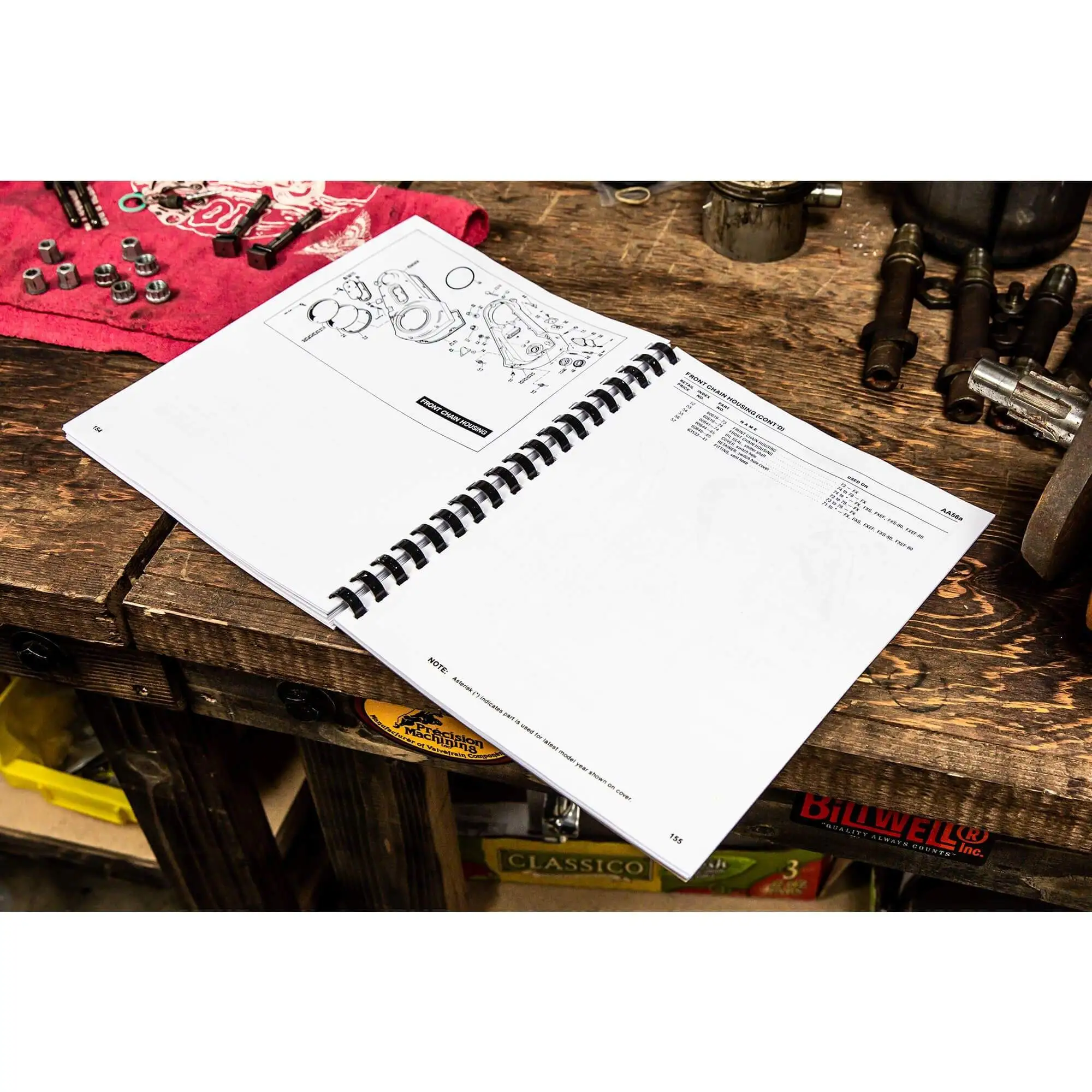 Lowbrow Customs Spare Parts Book For 1971-1980 Harley-Davidson FX - Image 4