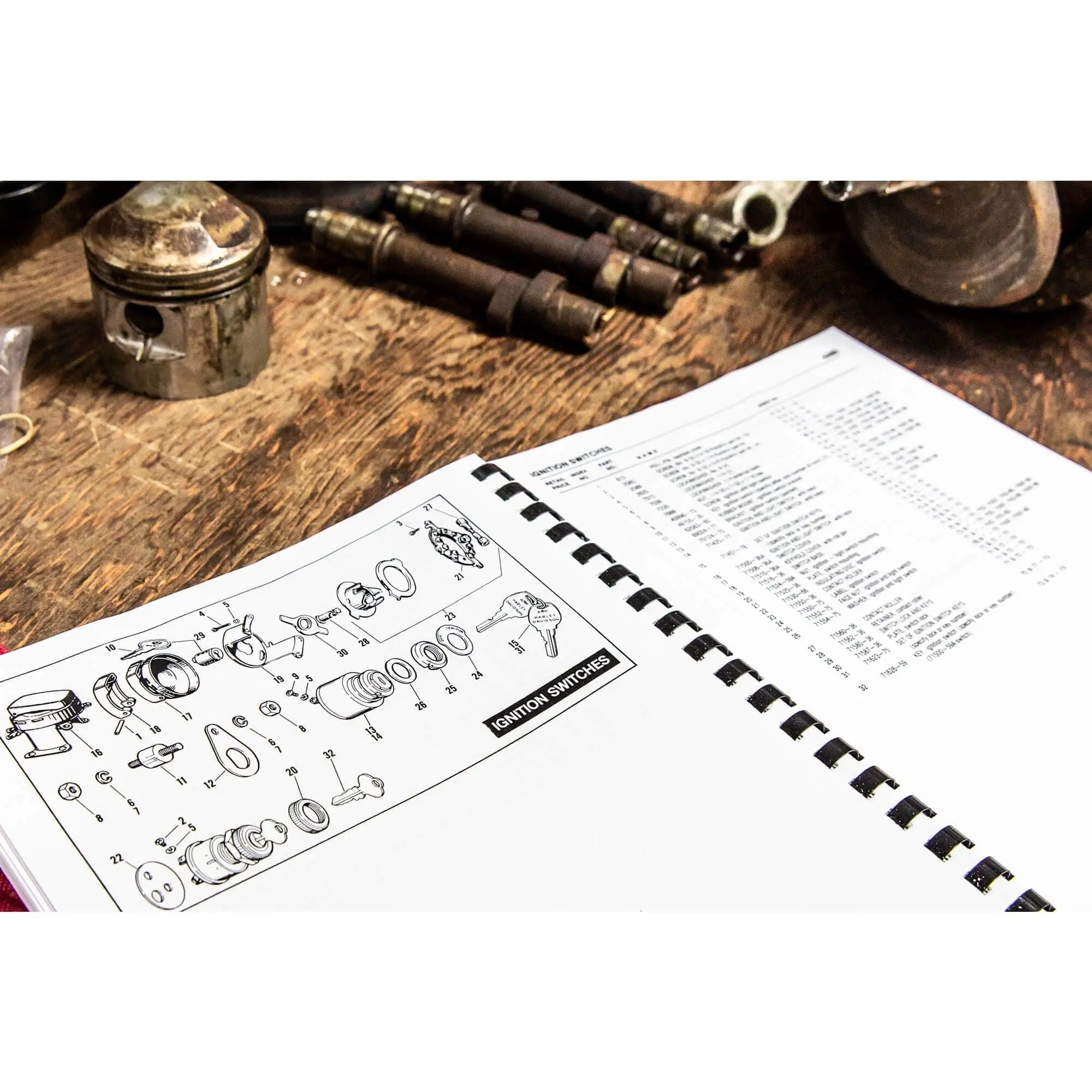 Lowbrow Customs Spare Parts Book For 1971-1980 Harley-Davidson FX - Image 5