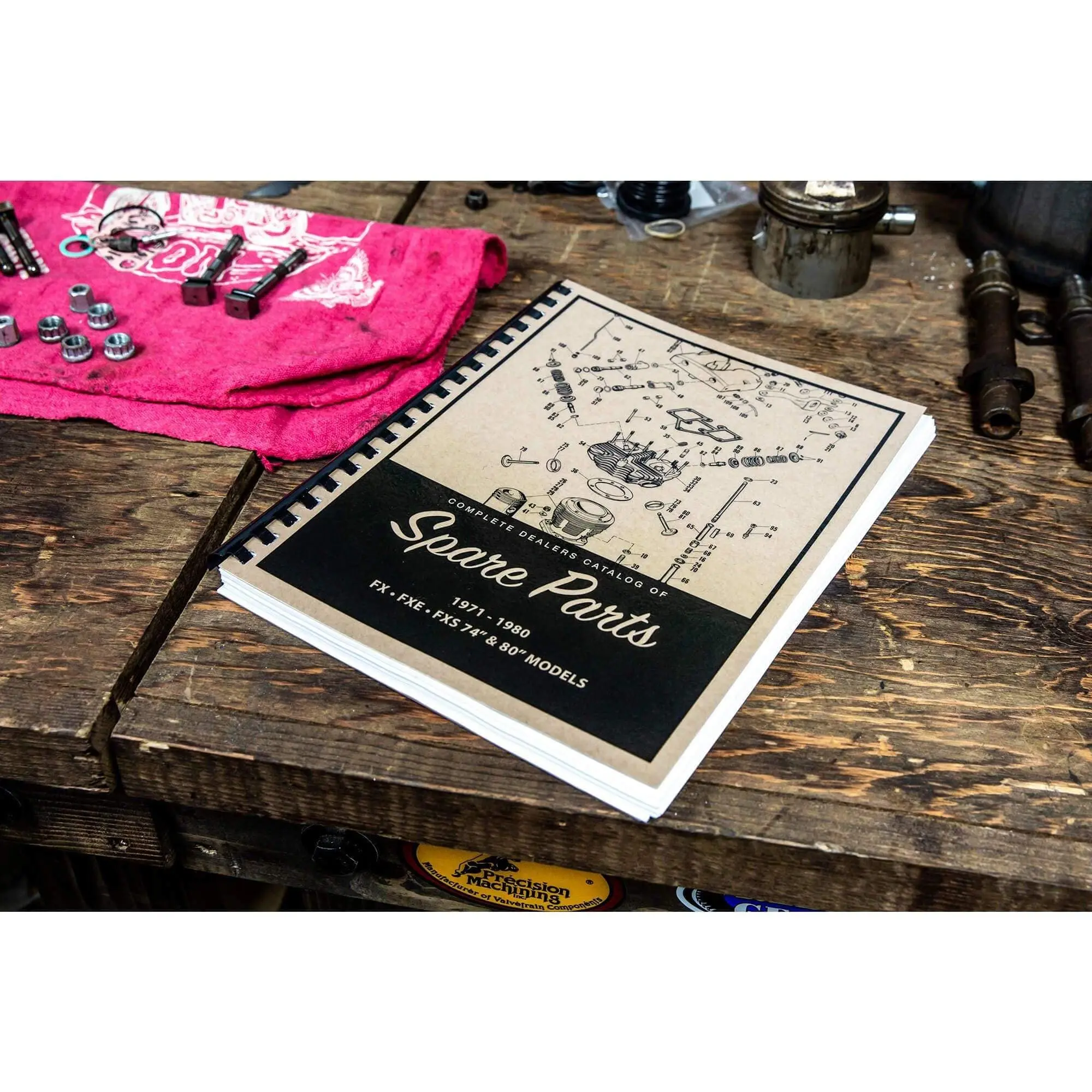 Lowbrow Customs Spare Parts Book For 1971-1980 Harley-Davidson FX - Image 6