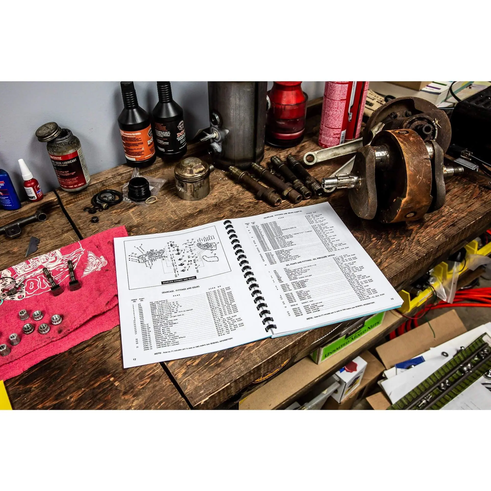 Lowbrow Customs Spare Parts Book For 1954-65 Harley-Davidson Sportster XL - Image 5