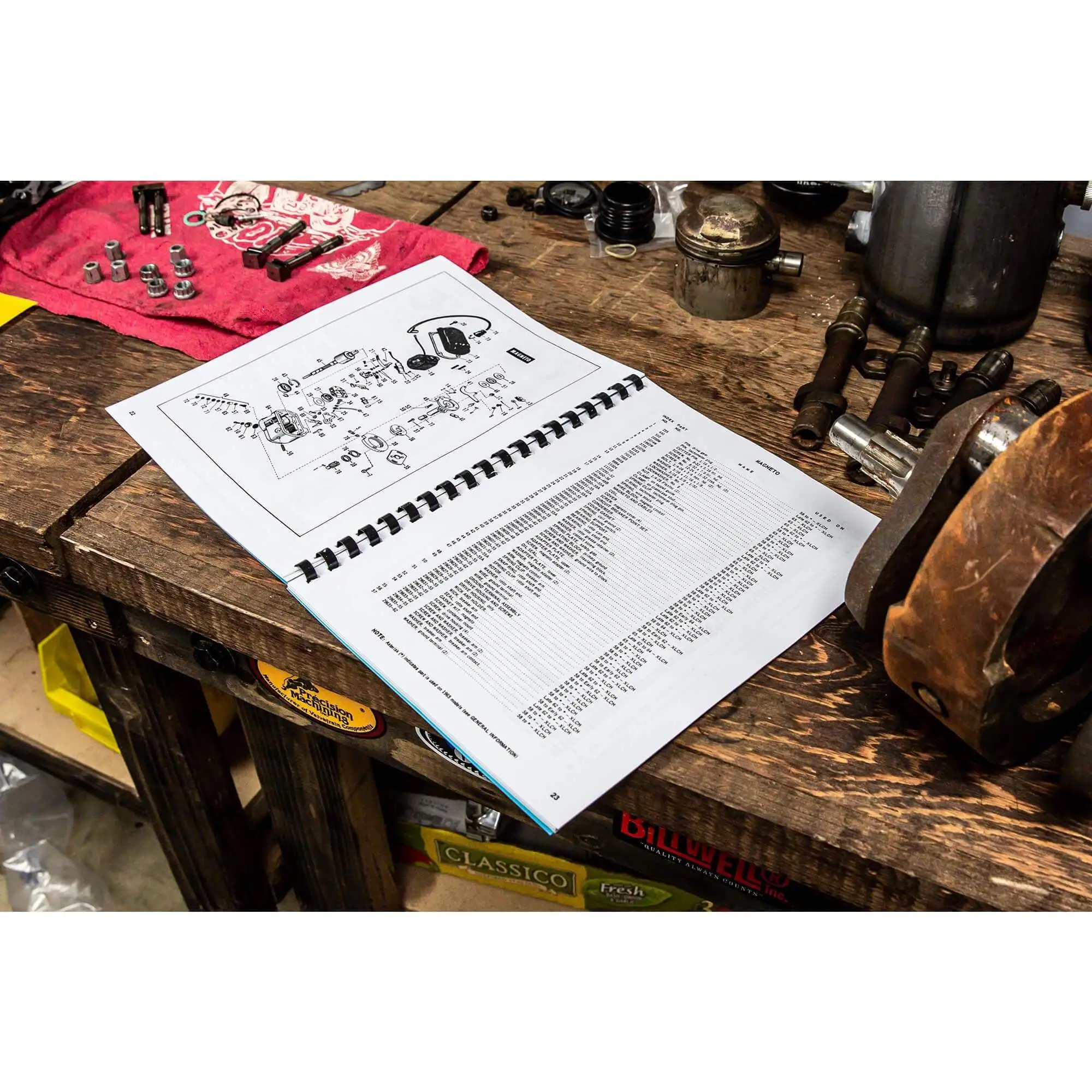 Lowbrow Customs Spare Parts Book For 1954-65 Harley-Davidson Sportster XL - Image 3