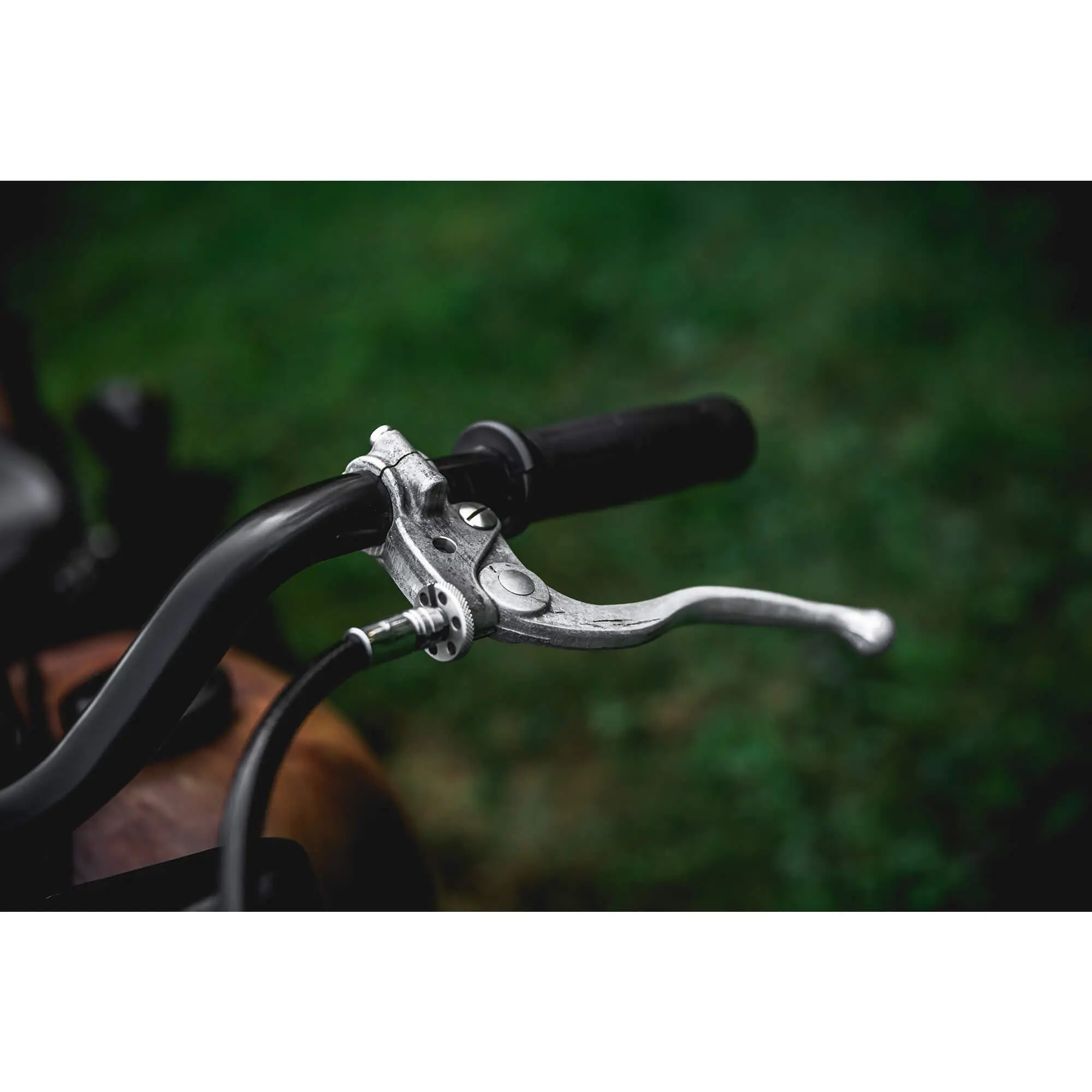 Kustom Tech Classic 1 Inch Clutch Lever - Raw Aluminum - Image 3