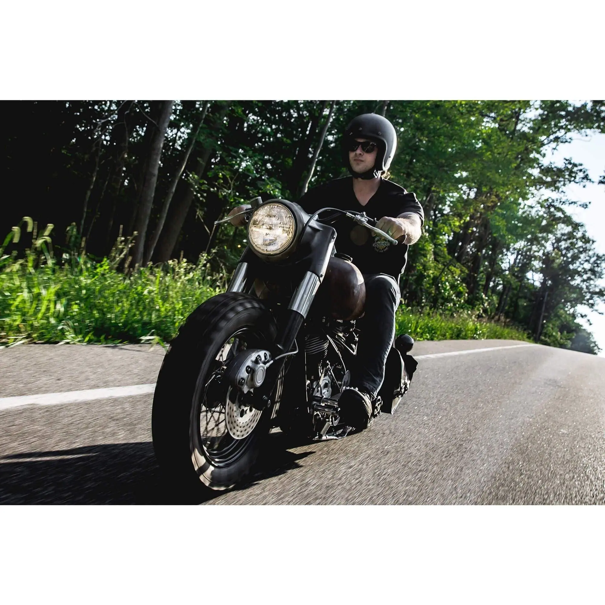 Kustom Tech Classic 1 Inch Clutch Lever - Raw Aluminum - Image 5