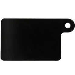 Lowbrow Customs Motorcycle Inspection Sticker Mounting Plate 4.25 X 3 Inches - Black Aluminum