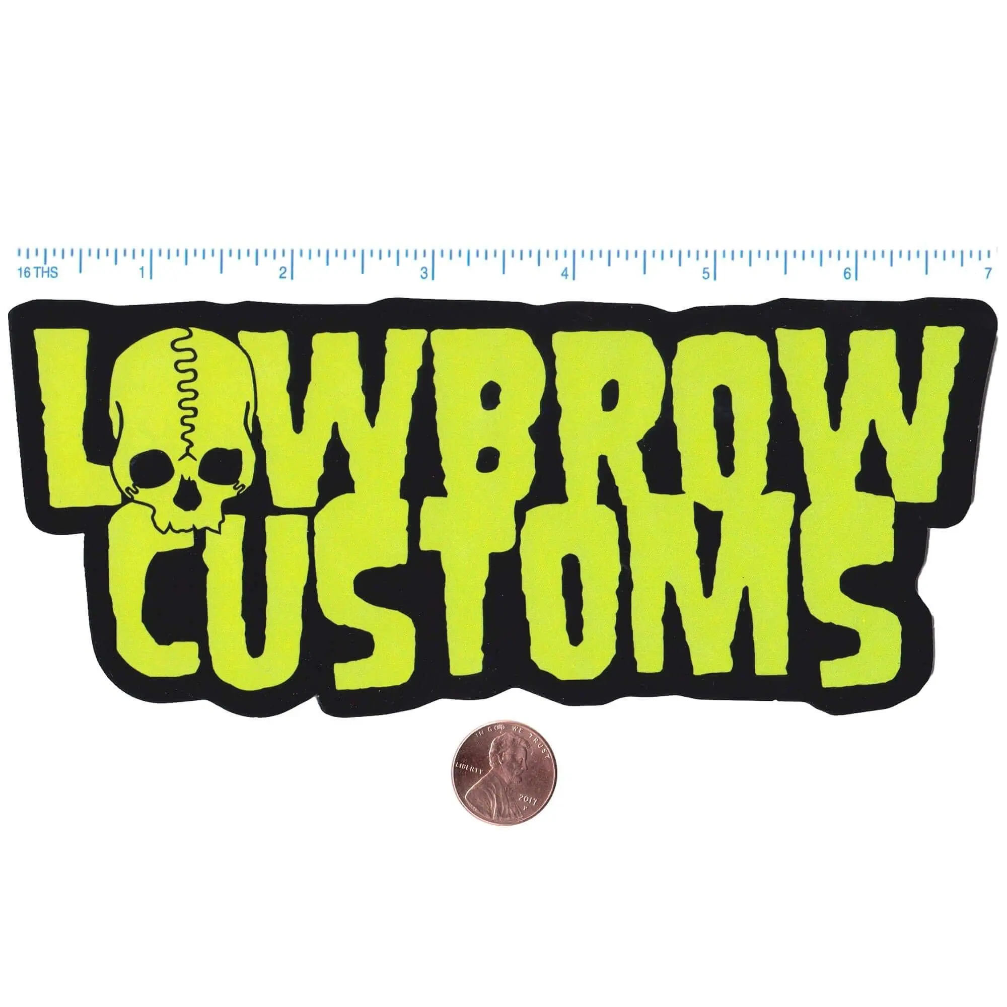 Lowbrow Customs Logo Sticker - Large - Image 2