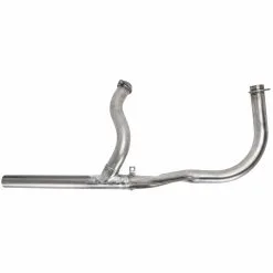 Gasbox Exhaust Pipe Set 1966-1969 Harley-Davidson Generator Shovelhead FL FLH 74 Ci - Bare Steel