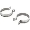 Gasbox Exhaust Port Clamps 1948-1965 Harley-Davidson Big Twin Models - Stainless Steel OEM # 65519-48