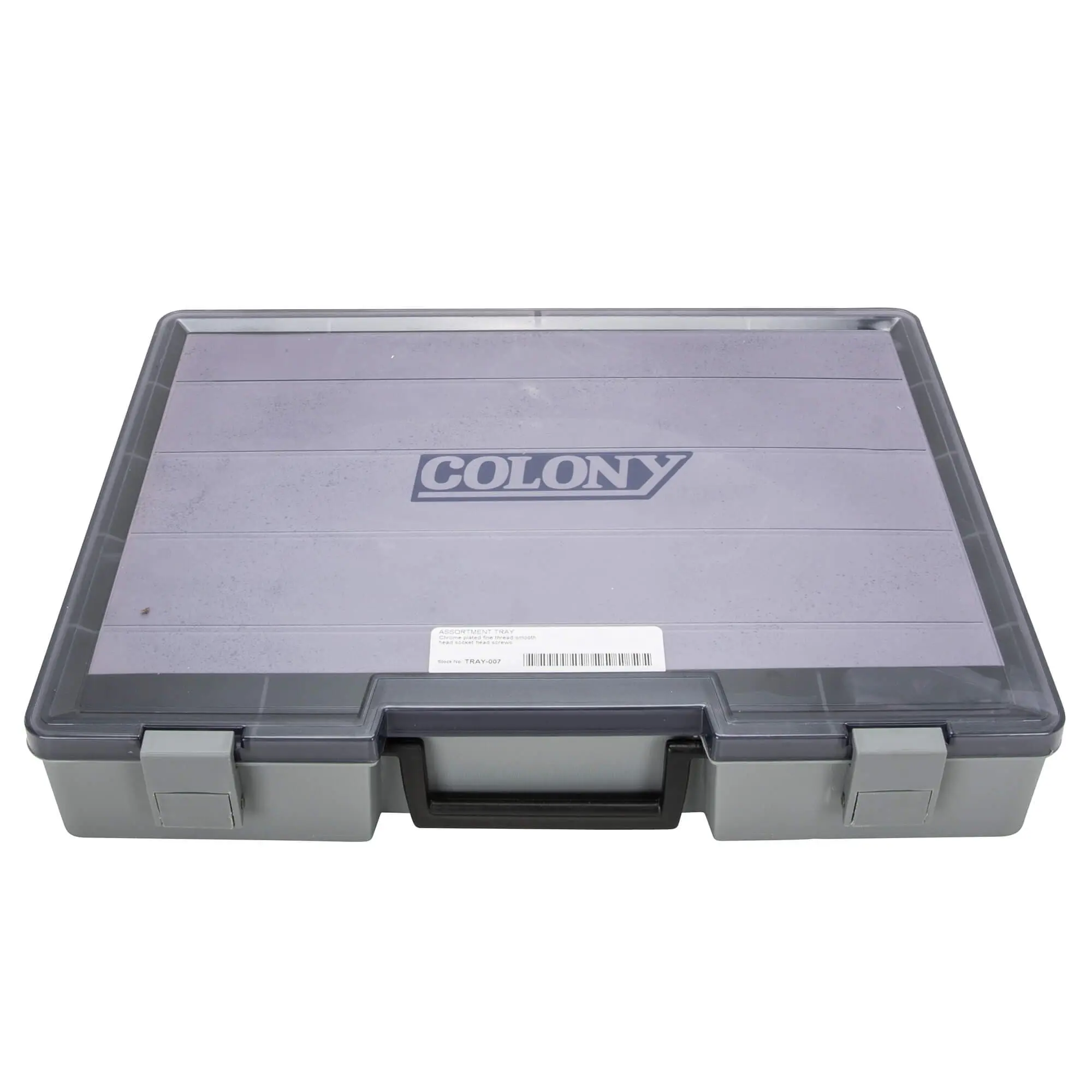 Colony Chrome Plated Smooth Head Socket Head Screw Assortment Tray-007 - Fine Thread - 240 Piece - Image 4