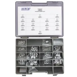 Colony Chrome Plated Acorn Nut Assortment Tray - 152 Piece