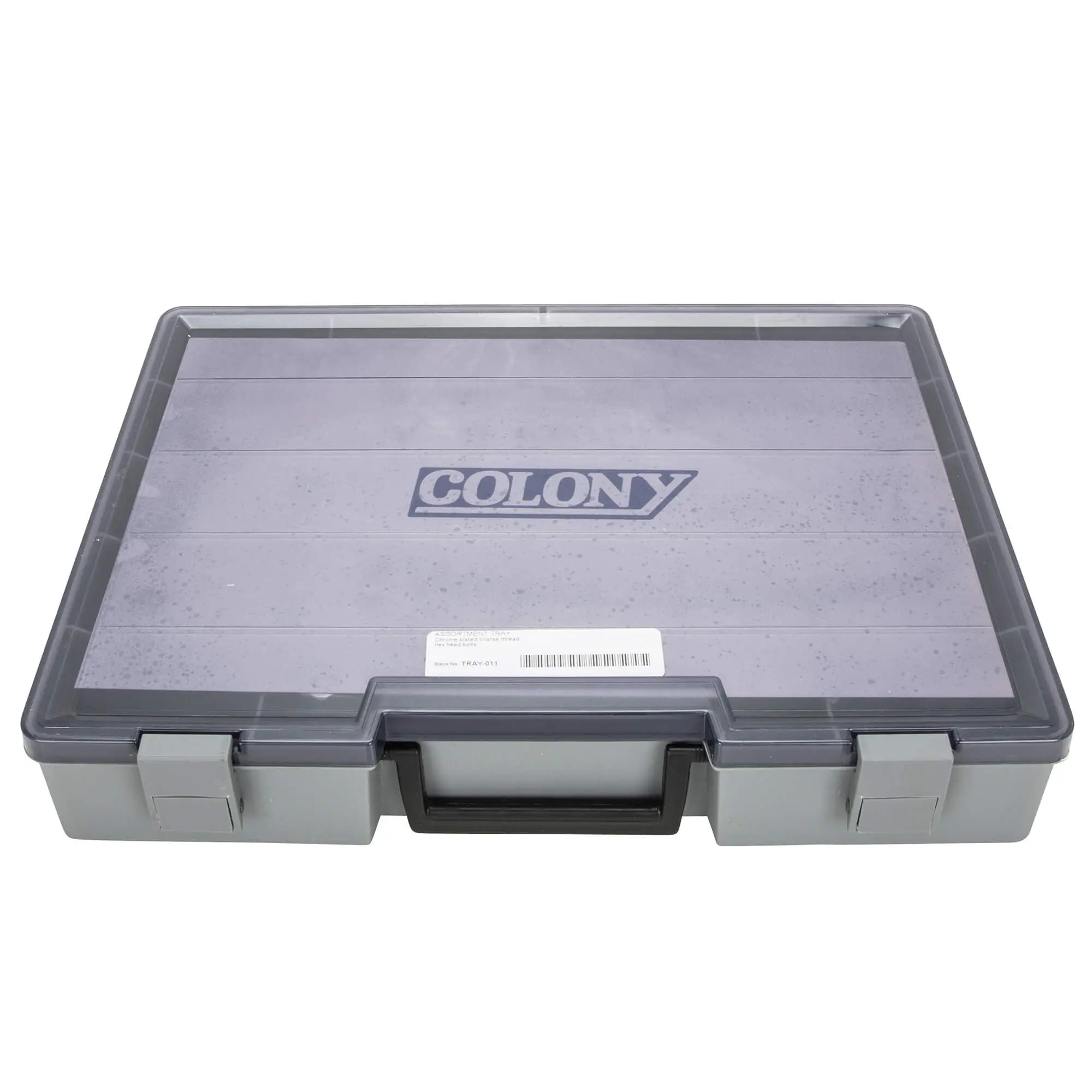 Colony Chrome Plated Hex Head Bolts Assortment Tray (011) - Coarse Thread - 240 Piece - Image 4