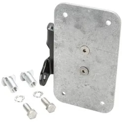 Gasbox Axle Plate License Plate Bracket For 1936 - 1957 Harley-Davidson Big Twin Rigid Frames
