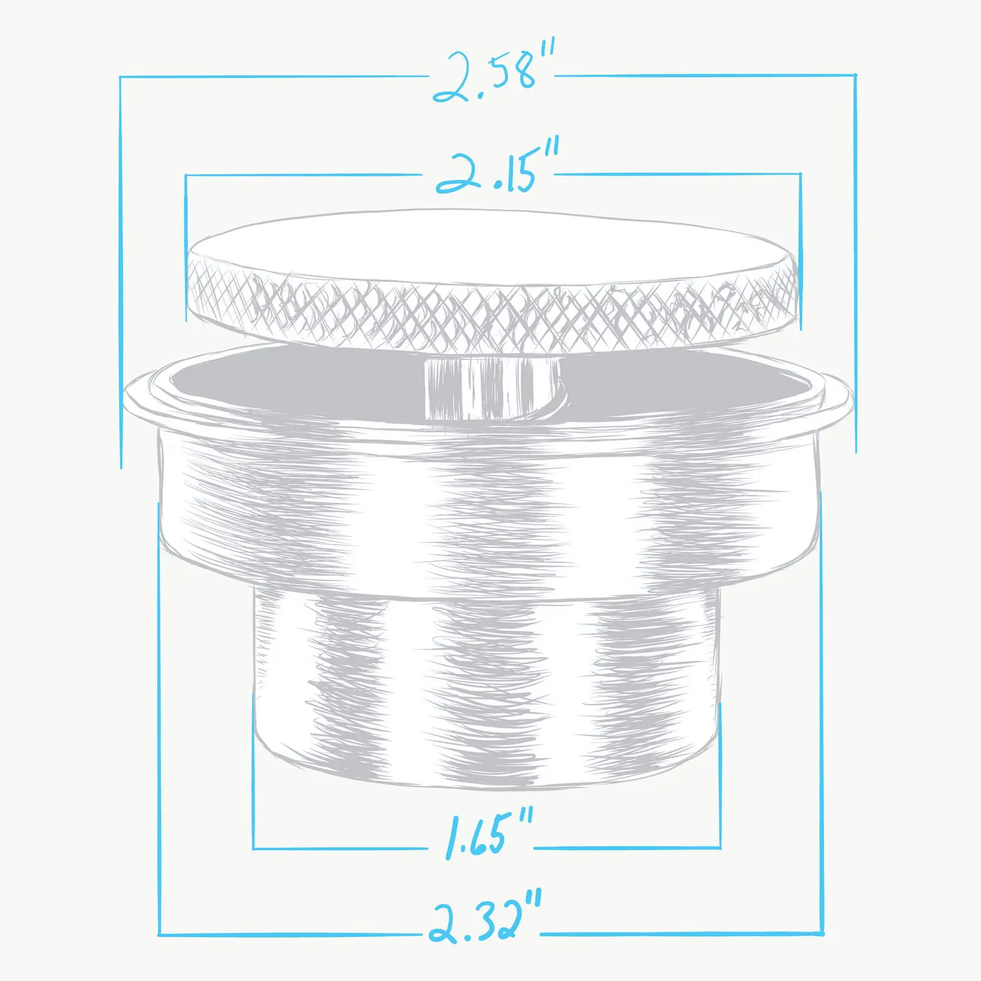 Cycle Standard Custom Flush Mount Chrome Pop-Up Gas Cap And Weld In Bung - Image 3