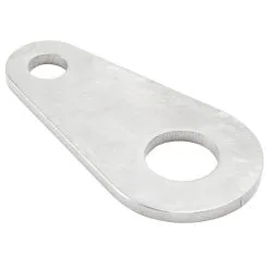 Lowbrow Customs Bolt On Mounting Bracket For Bates Kill Bill Switches - Universal Style - Tumbled Stainless