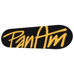 PanAm Oils Inc. Logo Sticker - Black / Yellow - Large