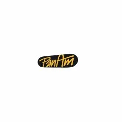 PanAm Oils Inc. Logo Sticker - Black / Yellow - Small