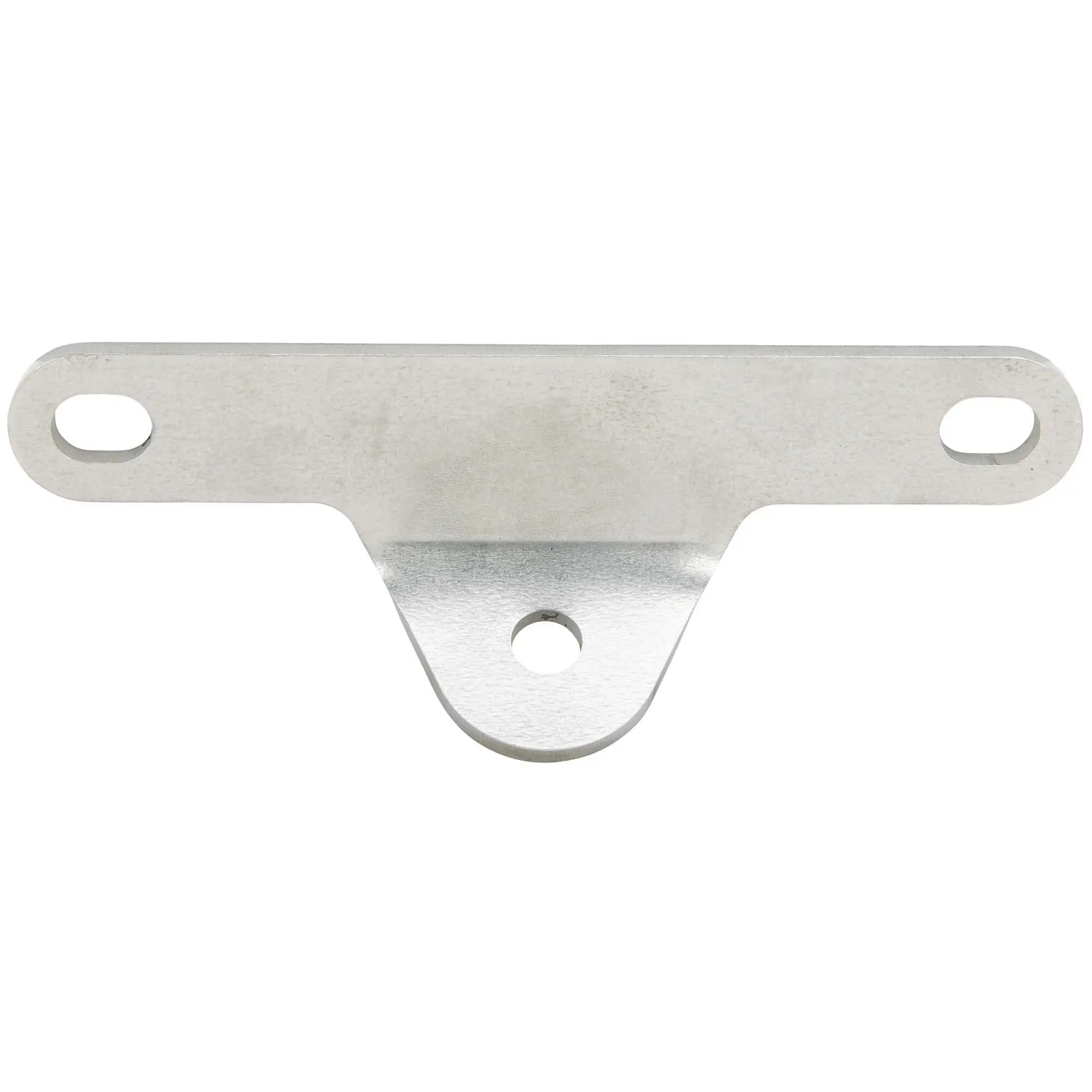 Lowbrow Customs Bottom Mount Headlight Bracket - Harley Narrow Glide, Triumph, BSA - Tumbled Stainless