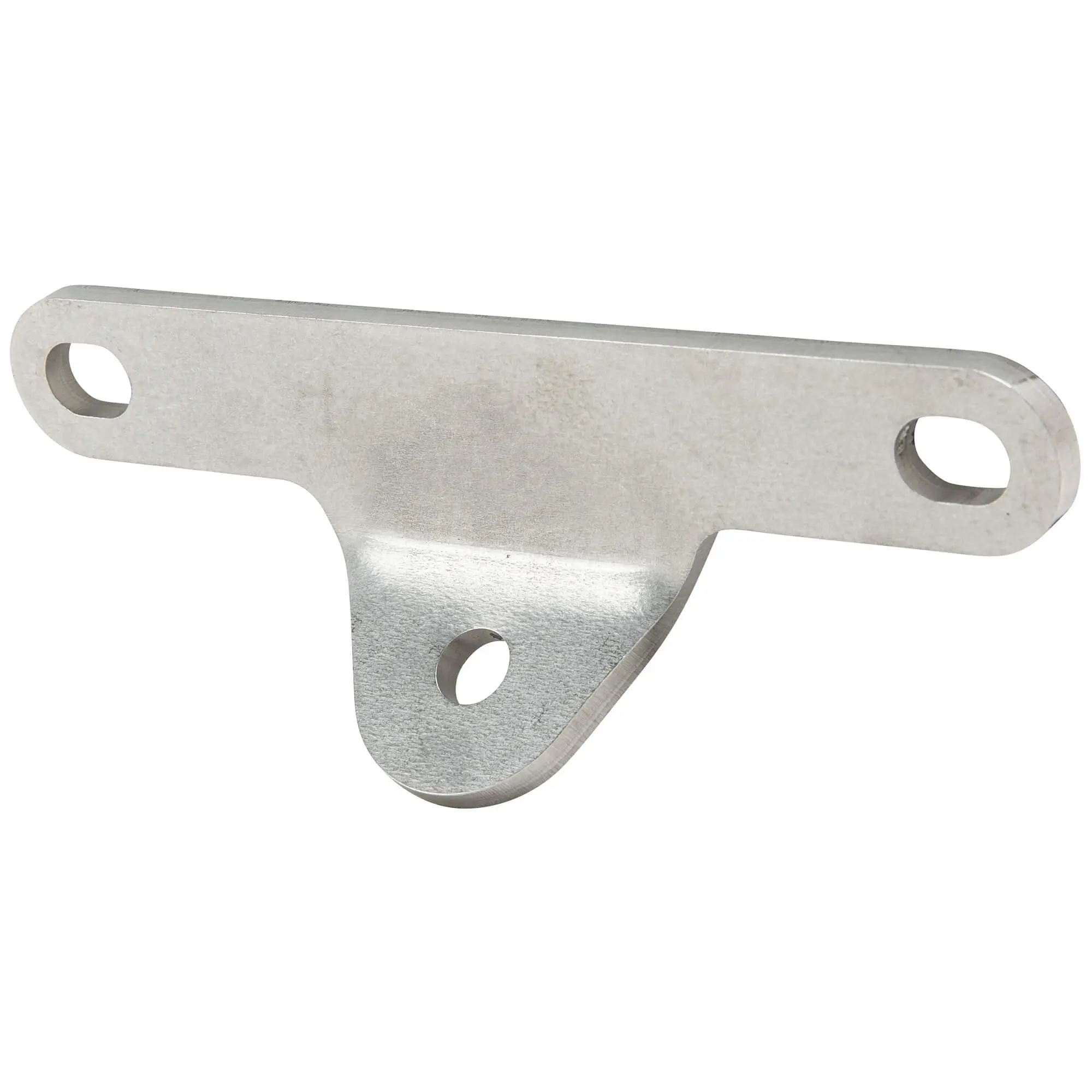 Lowbrow Customs Bottom Mount Headlight Bracket - Harley Narrow Glide, Triumph, BSA - Tumbled Stainless - Image 3