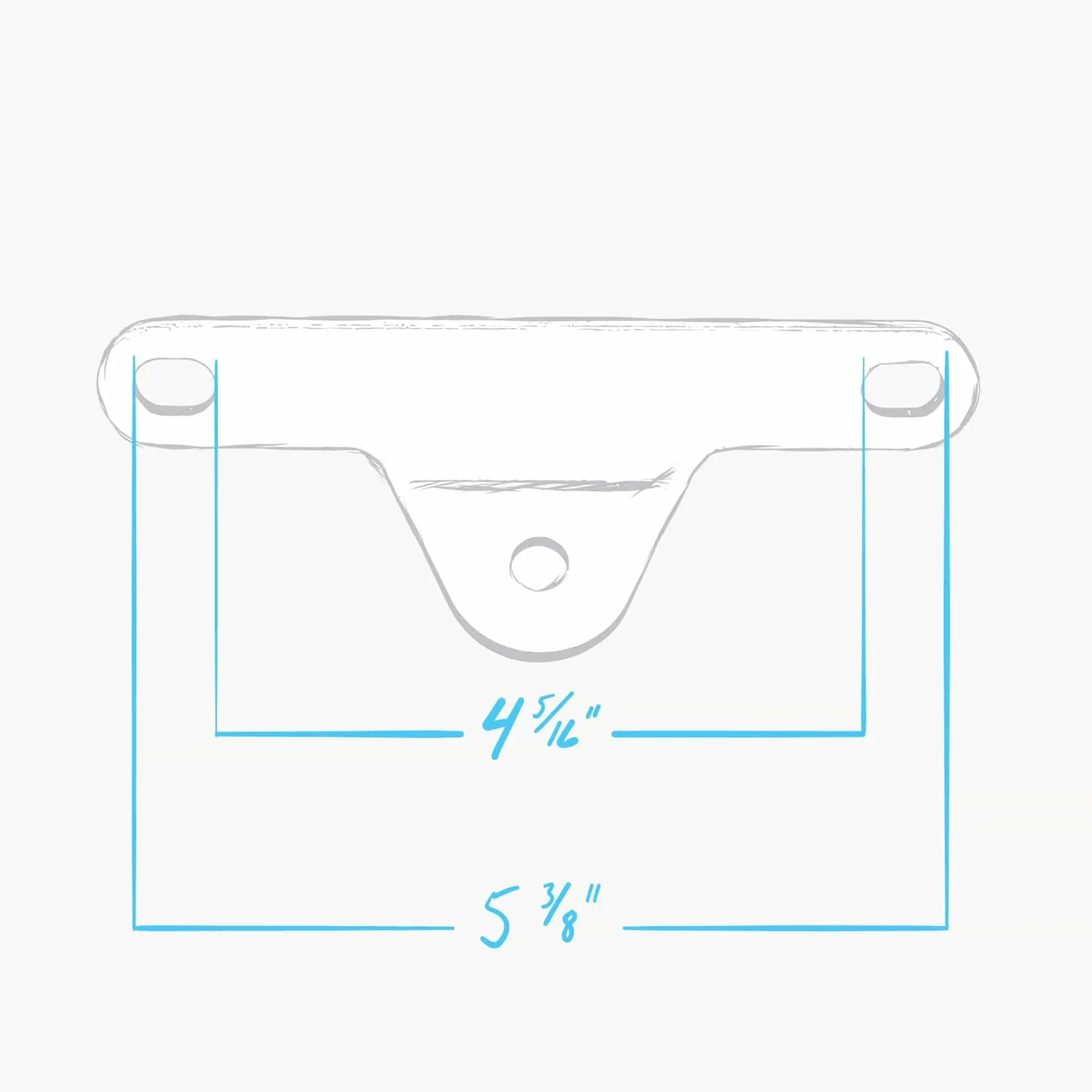 Lowbrow Customs Bottom Mount Headlight Bracket - Harley Narrow Glide, Triumph, BSA - Tumbled Stainless - Image 2