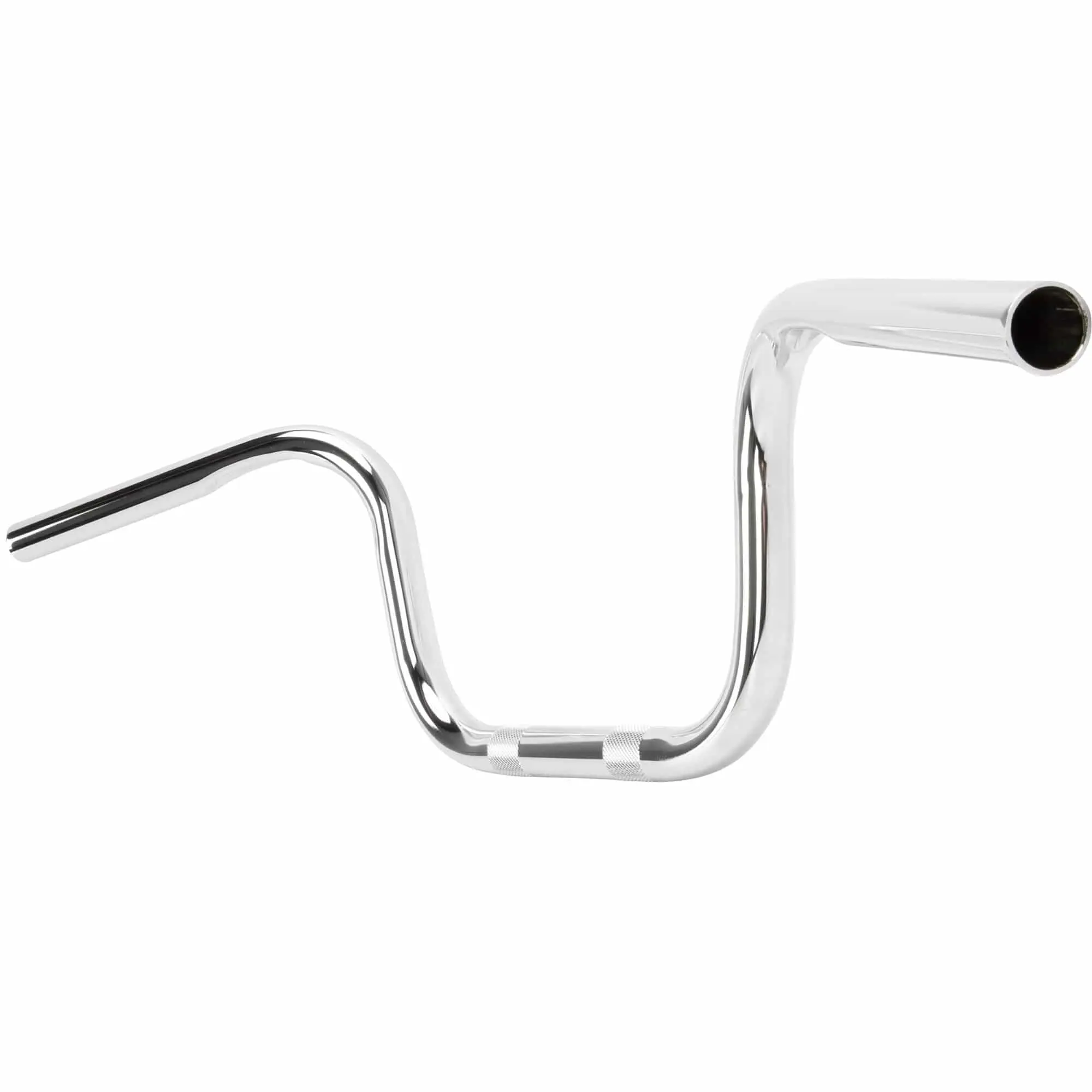 Cycle Standard Mini Ape Hanger Handlebars - 1 Inch - 8 Inch Rise - Chrome - Image 2