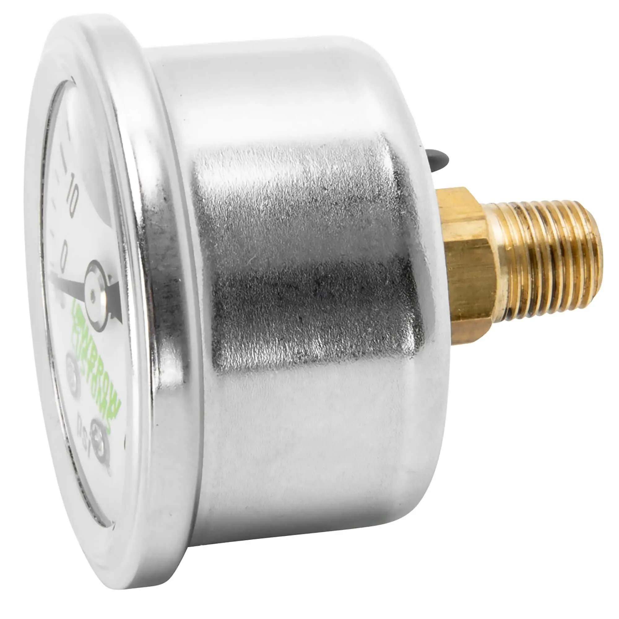 Lowbrow Customs 60 Psi Oil Pressure Gauge - White Face - Image 4