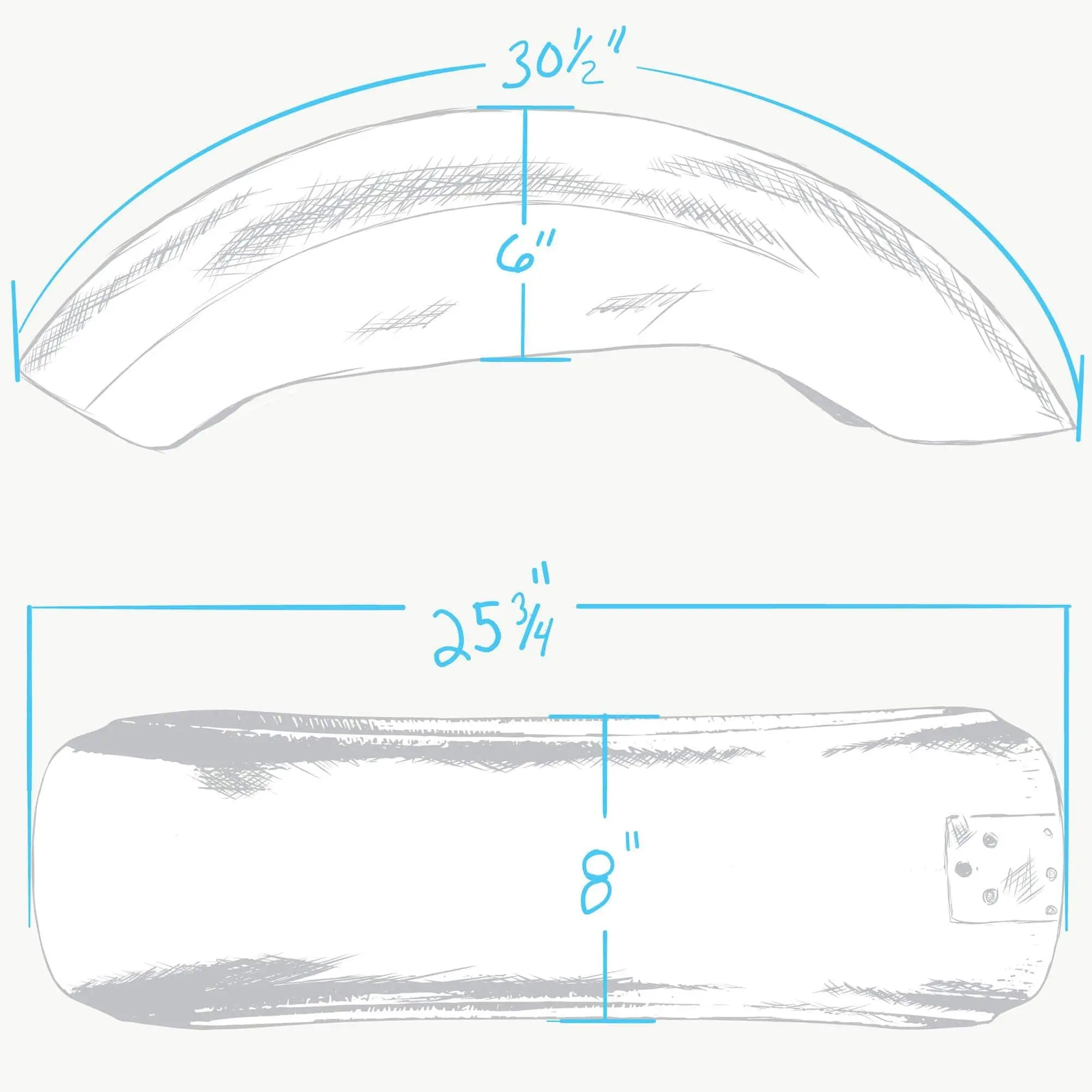 Cycle Standard Bobbed Undrilled Rear Fender - 2004 & Up Harley Davidson Sportster XL Models - Image 4