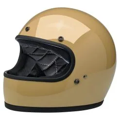 Biltwell Gringo DOT/ECE Approved Full Face Helmet - Gloss Coyote Tan