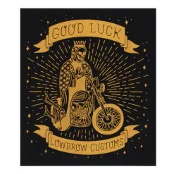 Lowbrow Customs Good Luck Sticker