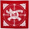 Lowbrow Customs Winged Wheel Banner Bandanna - Made In The USA