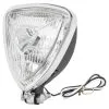 EMGO Aris Style Triangular Headlight - Black With Chrome Bezel