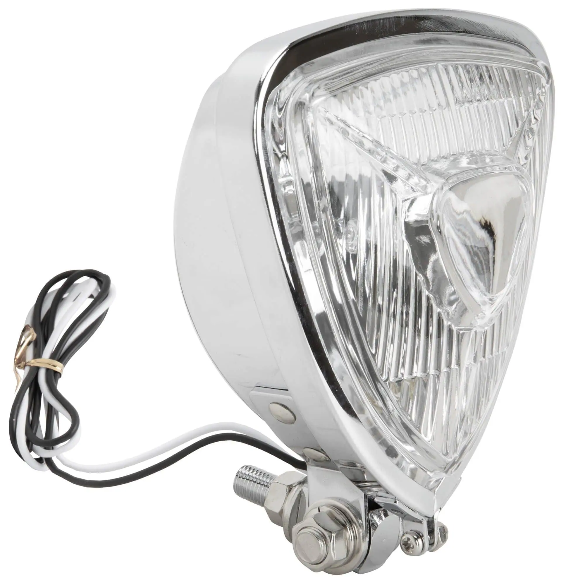 EMGO Aris Style Triangular Headlight - Chrome - Image 3