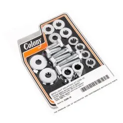 Colony #3298-18 Chrome Plated Spotlight Mount Kit 1979 - 1984 Harley-Davidson FL, FLH