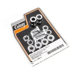 Colony #3296-16 Chrome Plated Spotlight Mounting Kit 1949 -1978 Harley-Davidson Big Twin