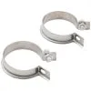 Gasbox Exhaust Port Clamp Set For 1952 - 1976 Harley-Davidson K And XL Models - Stainless Steel - OEM # 65519-52 HDW