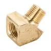 Cycle Standard 45 Degree Elbow 1/8 Inch NPT Male To Female - Brass