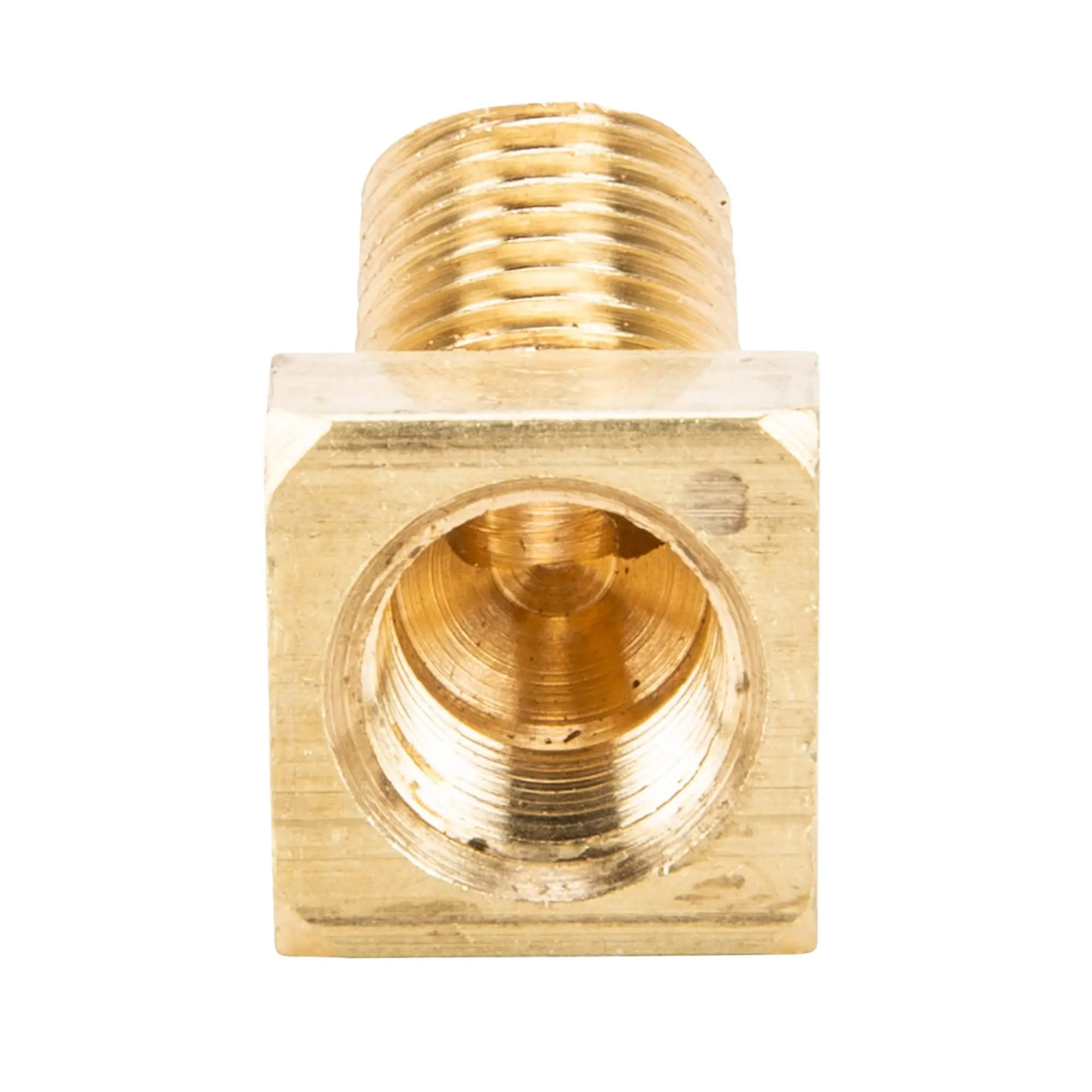 Cycle Standard 45 Degree Elbow 1/8 Inch NPT Male To Female - Brass - Image 3