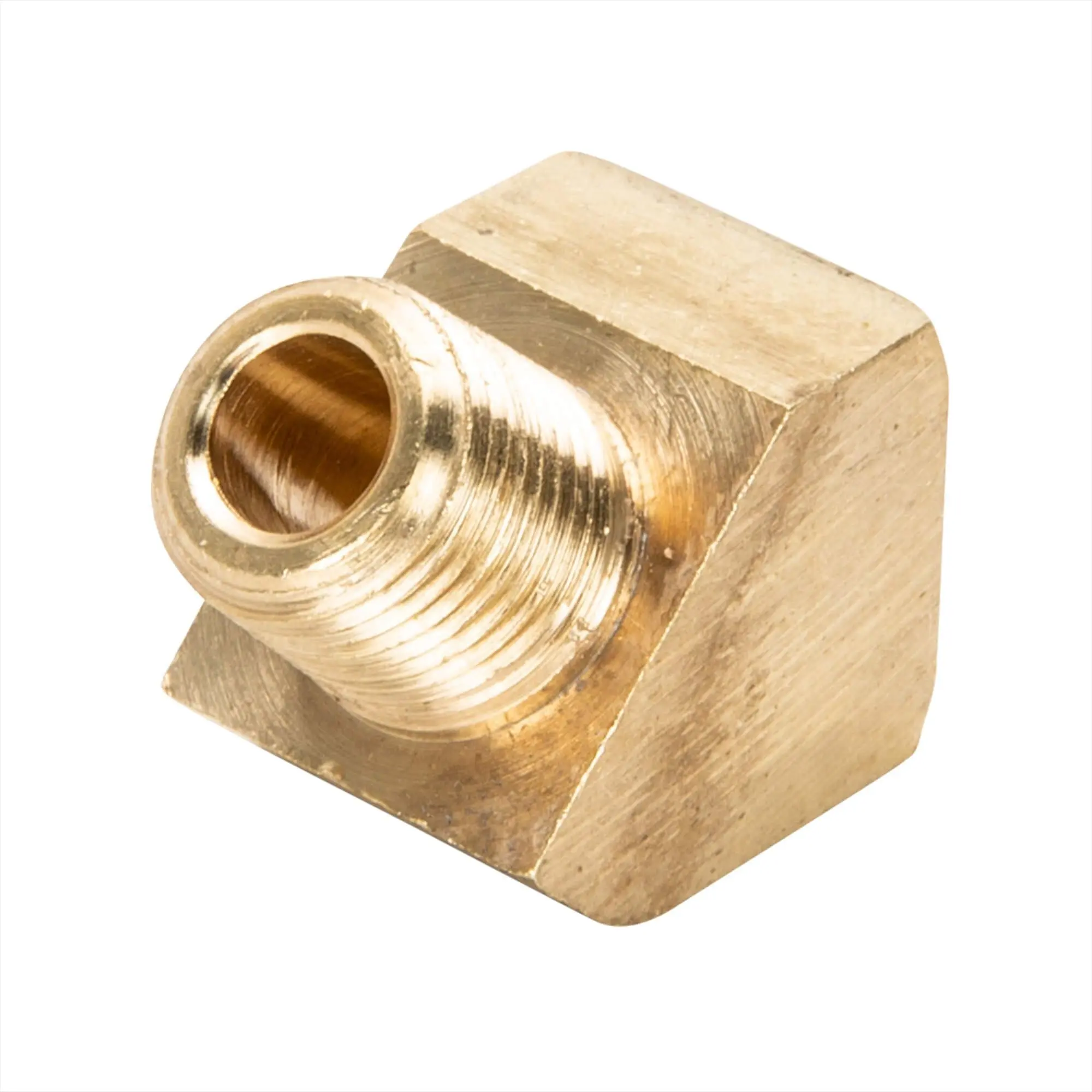Cycle Standard 45 Degree Elbow 1/8 Inch NPT Male To Female - Brass - Image 4