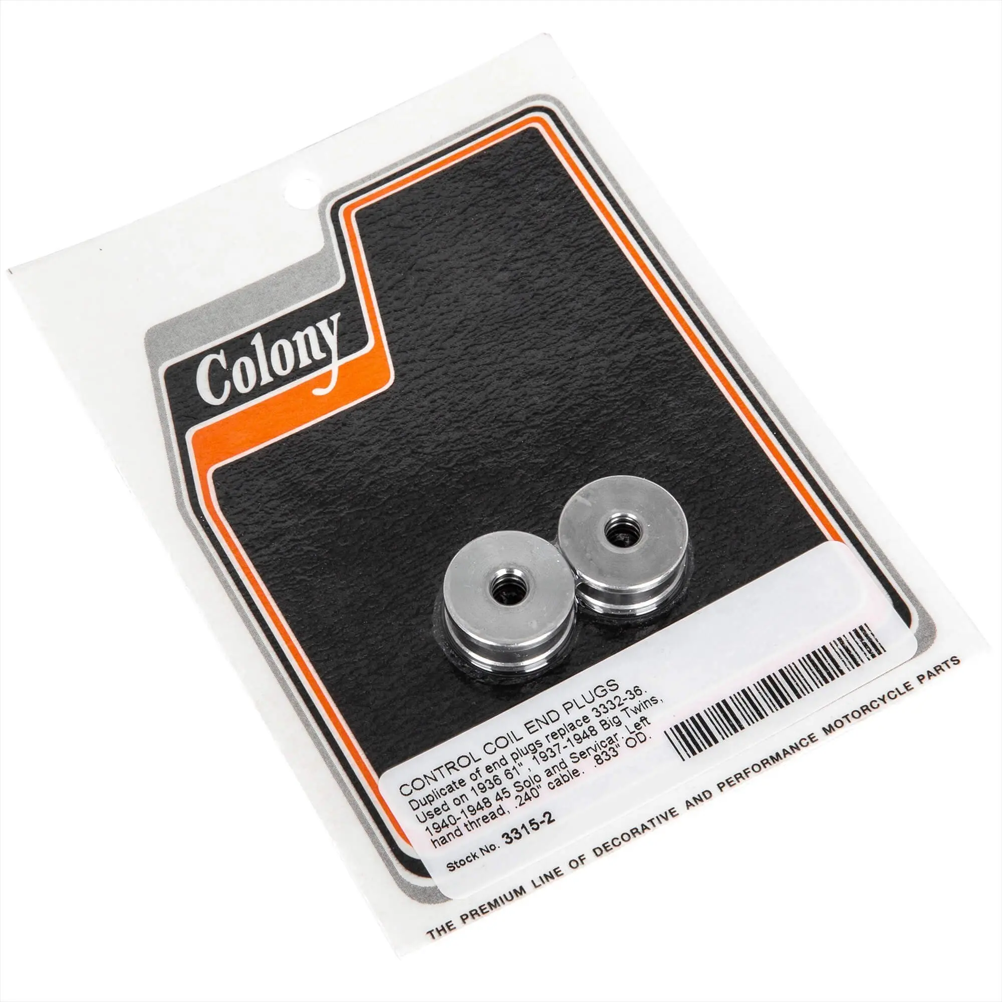 Colony #3315-2 Control Coil End Plug Harley-Davidson OEM# 3332-36