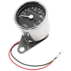 Cycle Standard Mini 1:1 Ratio Mechanical Speedometer - 2.4 Inch