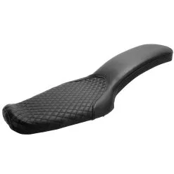 Sully's Customs Signature Seat - Black Diamond / Smooth - 1982-2003 Harley Sportsters