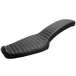 Sully's Customs Signature Seat - Black Pleated - 1982-2003 Harley Sportsters