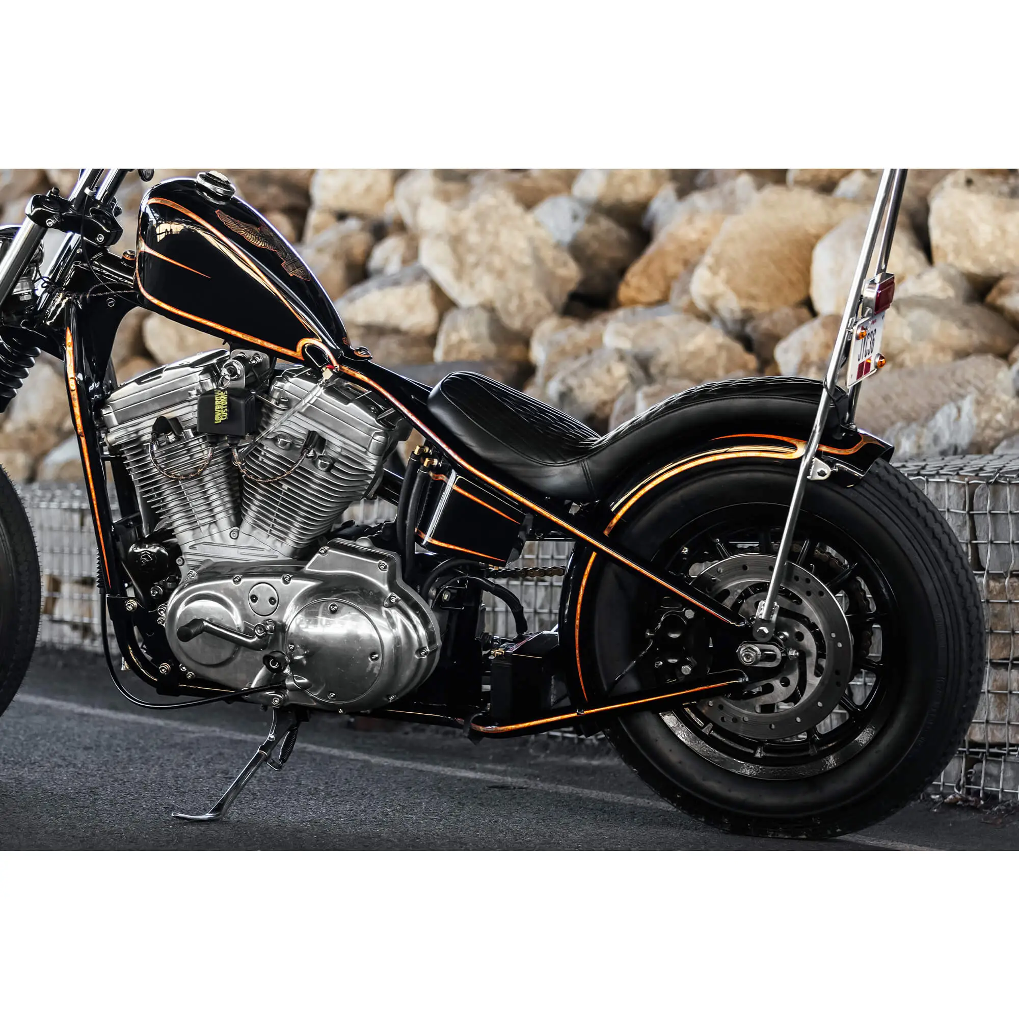 Lowbrow Customs Weld-On Hardtail Rear Frame Section 1982-2003 Harley Sportster - Image 17