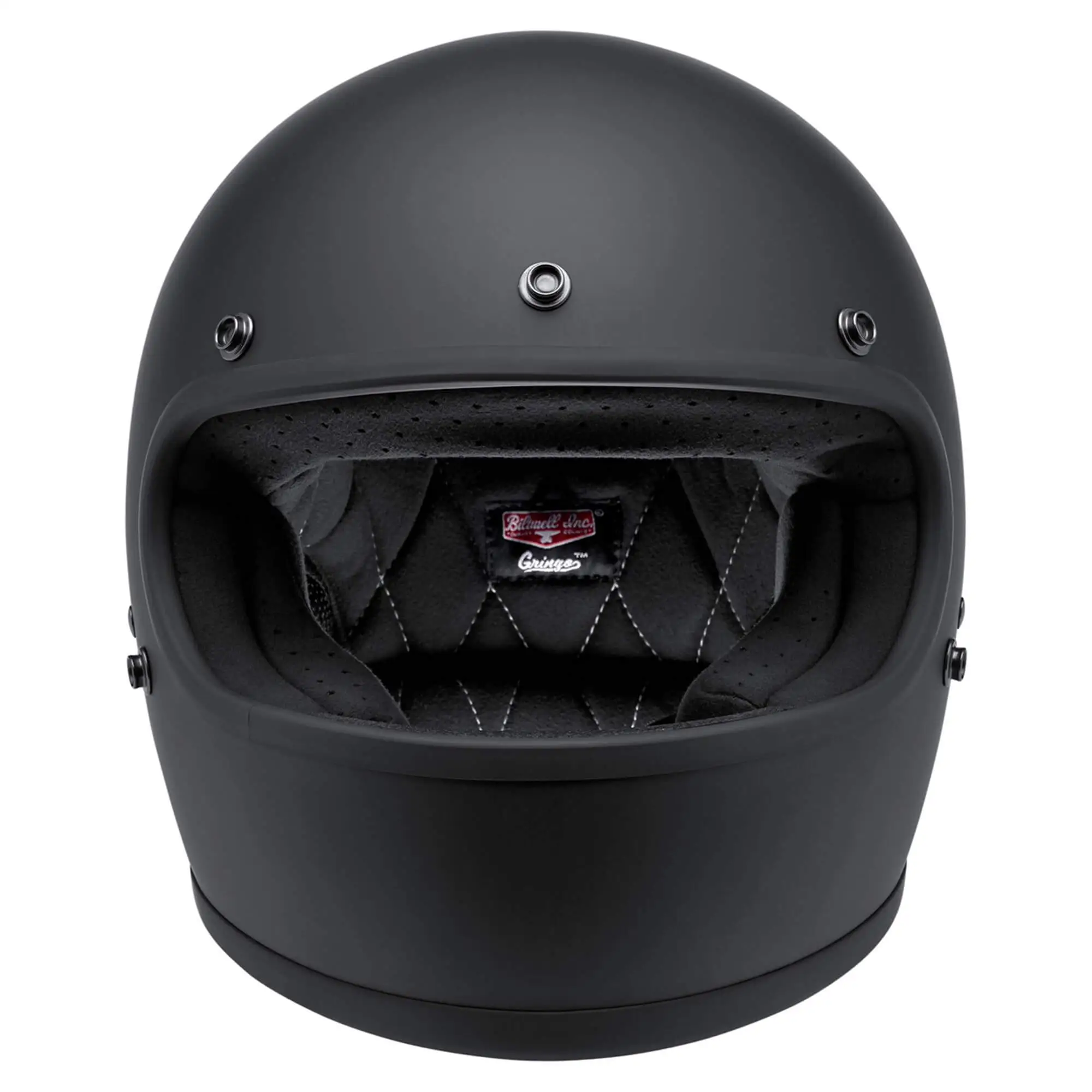 Biltwell Gringo DOT/ECE Approved Full Face Helmet - Flat Black - Image 2