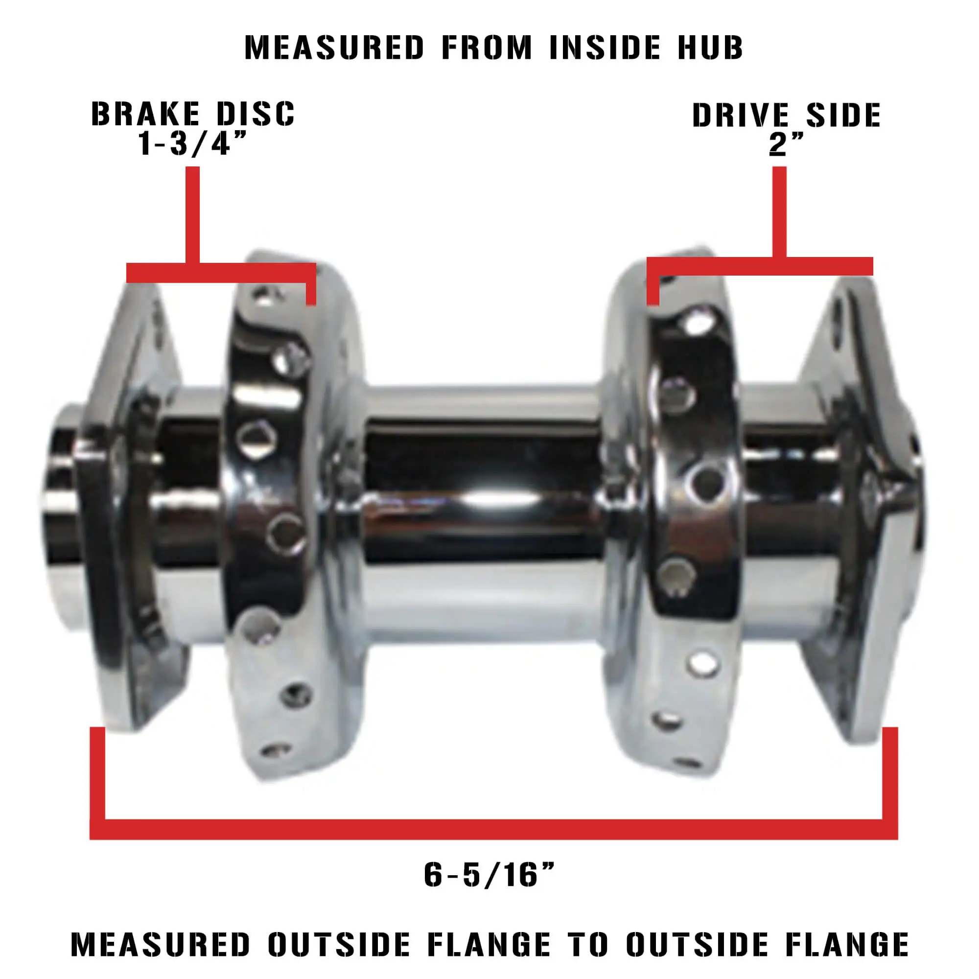 Mid-USA 16 X 3.00 Chrome Complete Rear Wheel Fits All Harley-Davidson 1979-1999 - Image 9